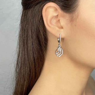 Сребърни обеци - Elegant glam