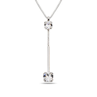 сребърно колие, кристали Swarovski, родиево покритие, SWAROVSKI Maestro