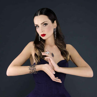 Сребърни обеци - Pearl precious