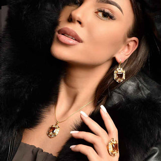 Сребърен комплект - Sultanite Glamour