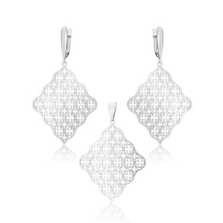 сребърен комплект