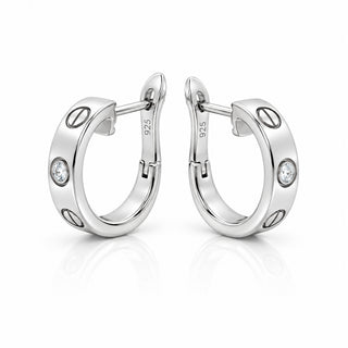 Сребърни обеци халки - Icon Hoops