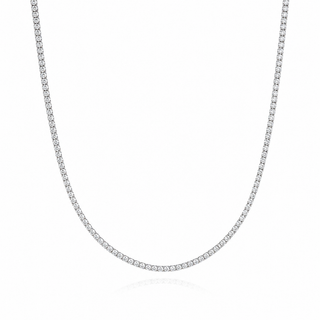 Сребърно колие - Tennis necklace 2mm