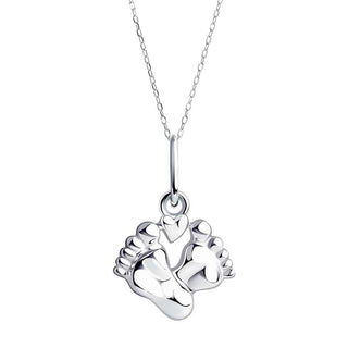 нежно сребърно колие, крачета, родиево покритие, Sokolov