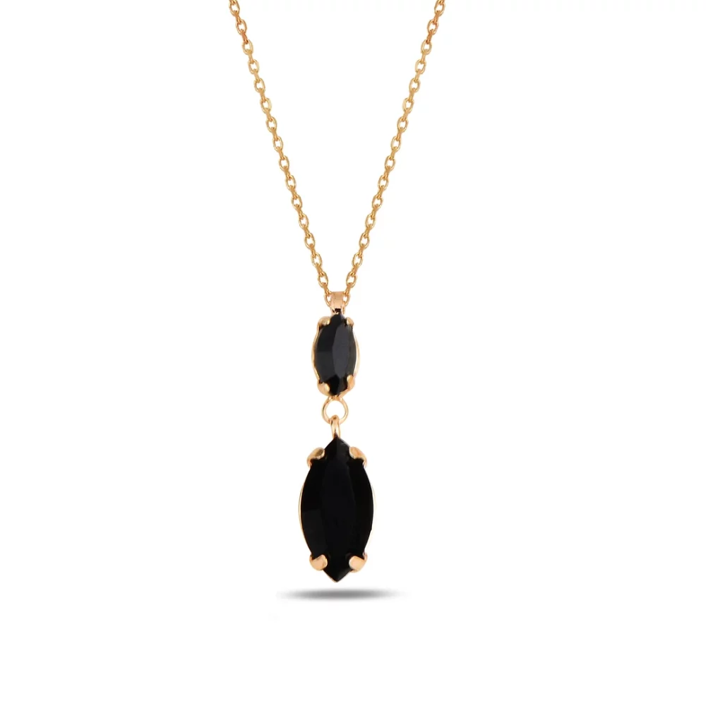 сребърно колие, кристали Swarovski, розова позлата, SWAROVSKI Maestro